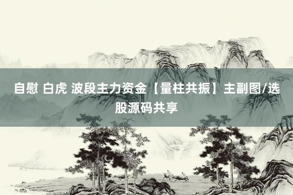 自慰 白虎 波段主力资金【量柱共振】主副图/选股源码共享